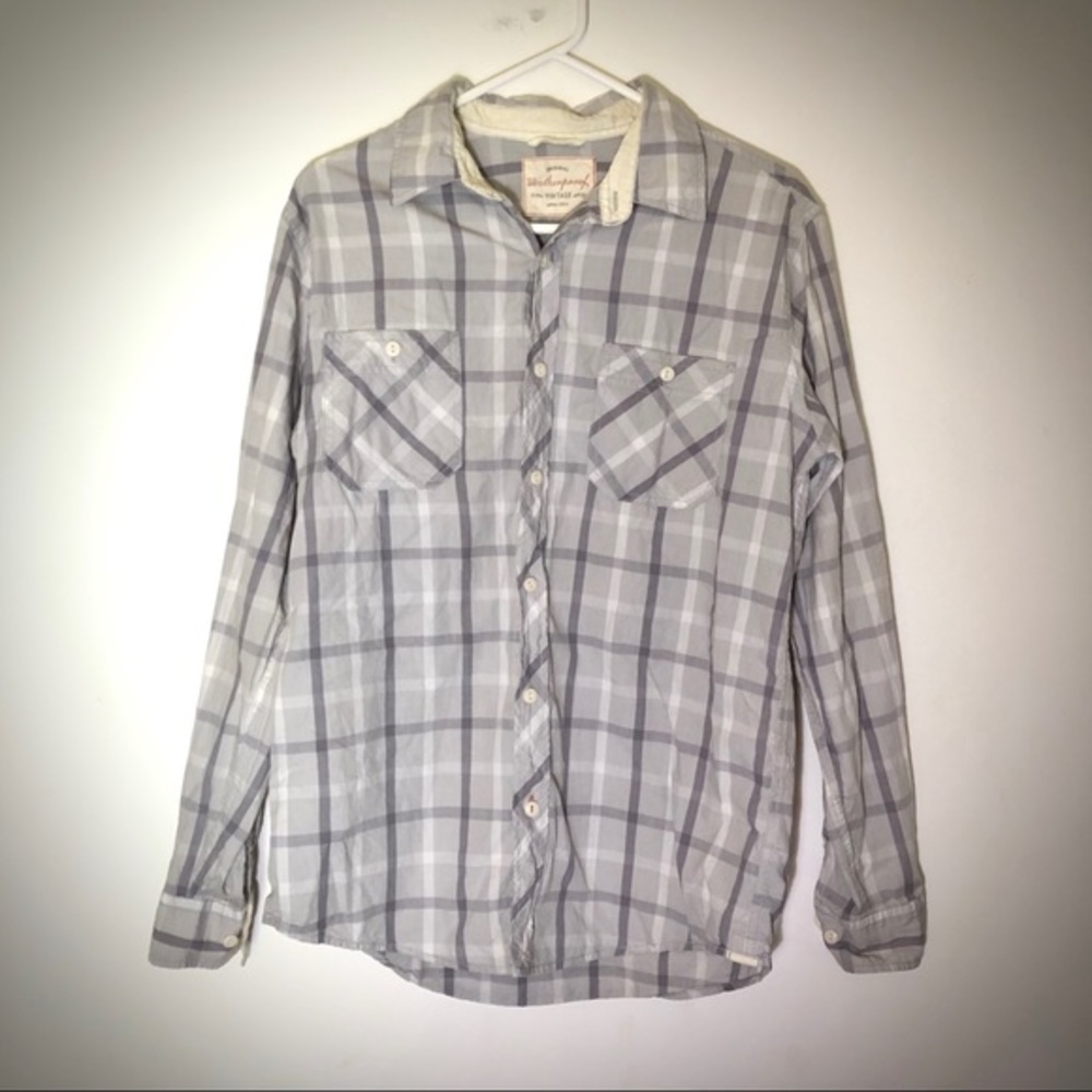 Original waterproof vintage longsleeve plaid shirt